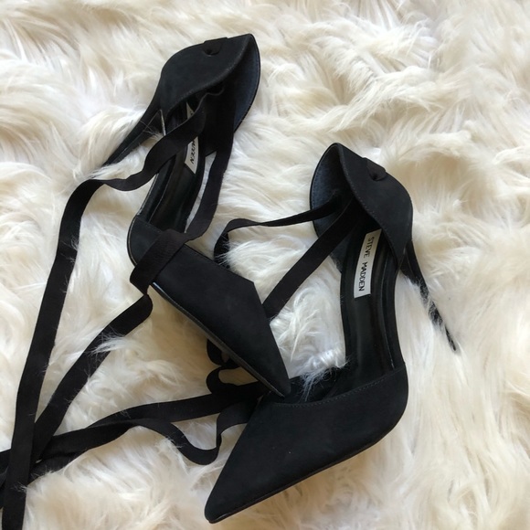 NIB Steve Madden Harlow Sandal Heel Pump Black - Picture 3 of 11